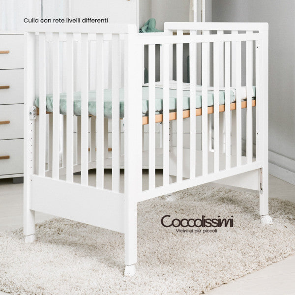 COCCOLISSIMI - Lettino EVOLUTIVO Dreamy bianco