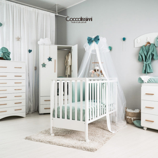 COCCOLISSIMI - Lettino EVOLUTIVO Dreamy bianco