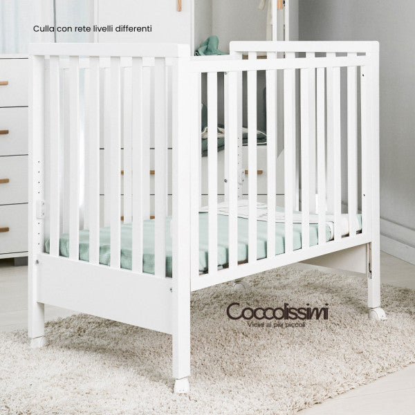 COCCOLISSIMI - Lettino EVOLUTIVO Dreamy bianco