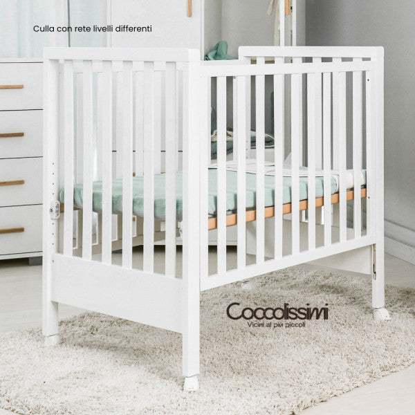 COCCOLISSIMI - Lettino EVOLUTIVO Dreamy bianco
