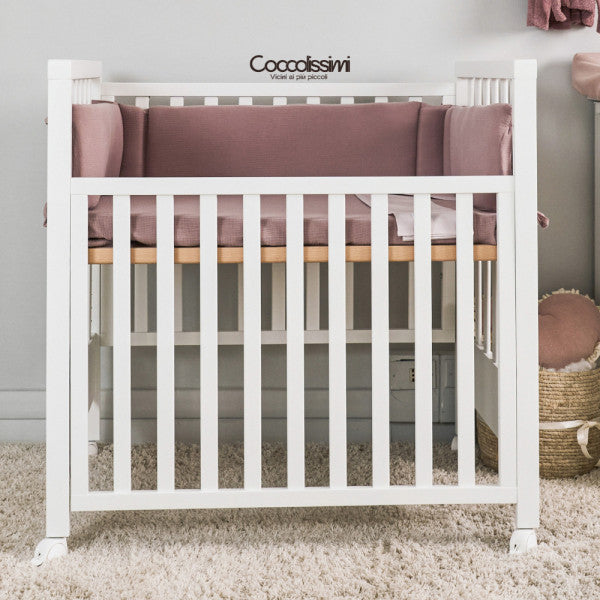 COCCOLISSIMI - paracolpi basso colore Old rose