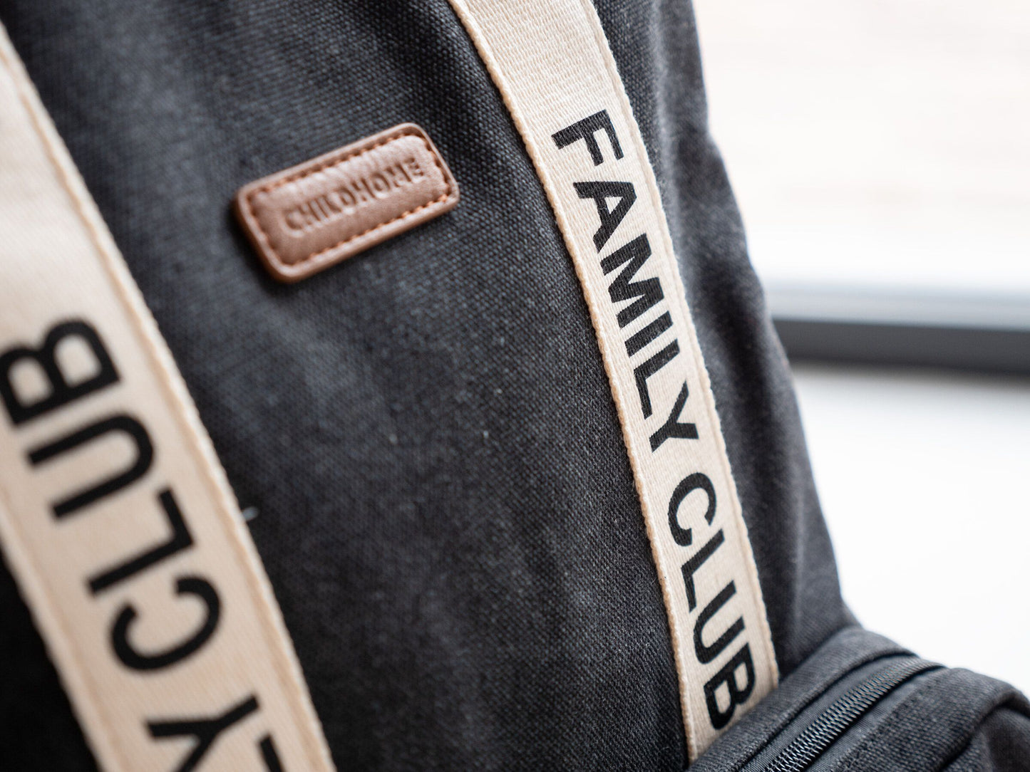 CHILDHOME Family Club zaino Signature Canvas black
