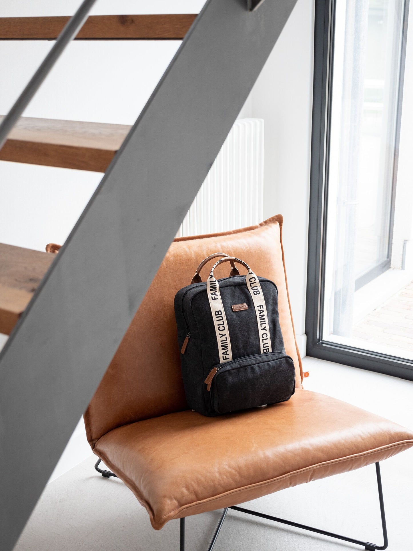 CHILDHOME Family Club zaino Signature Canvas black