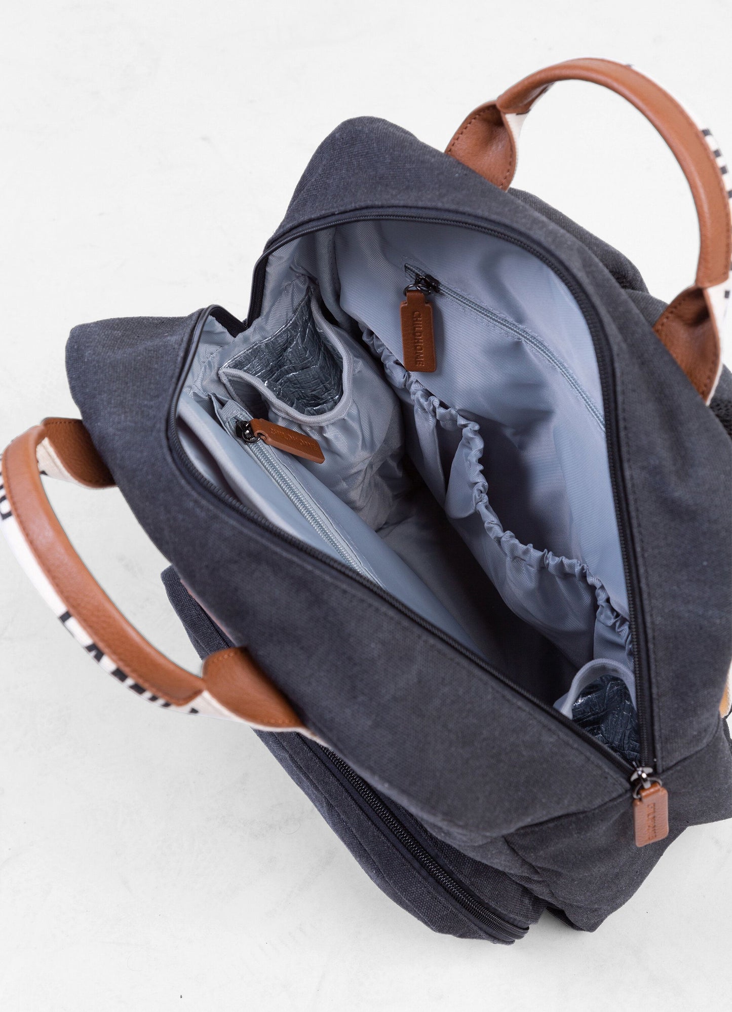 CHILDHOME Family Club zaino Signature Canvas black