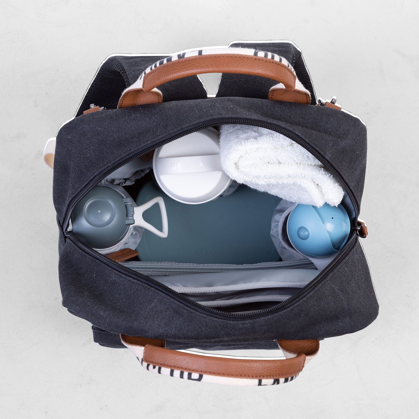 CHILDHOME Family Club zaino Signature Canvas black