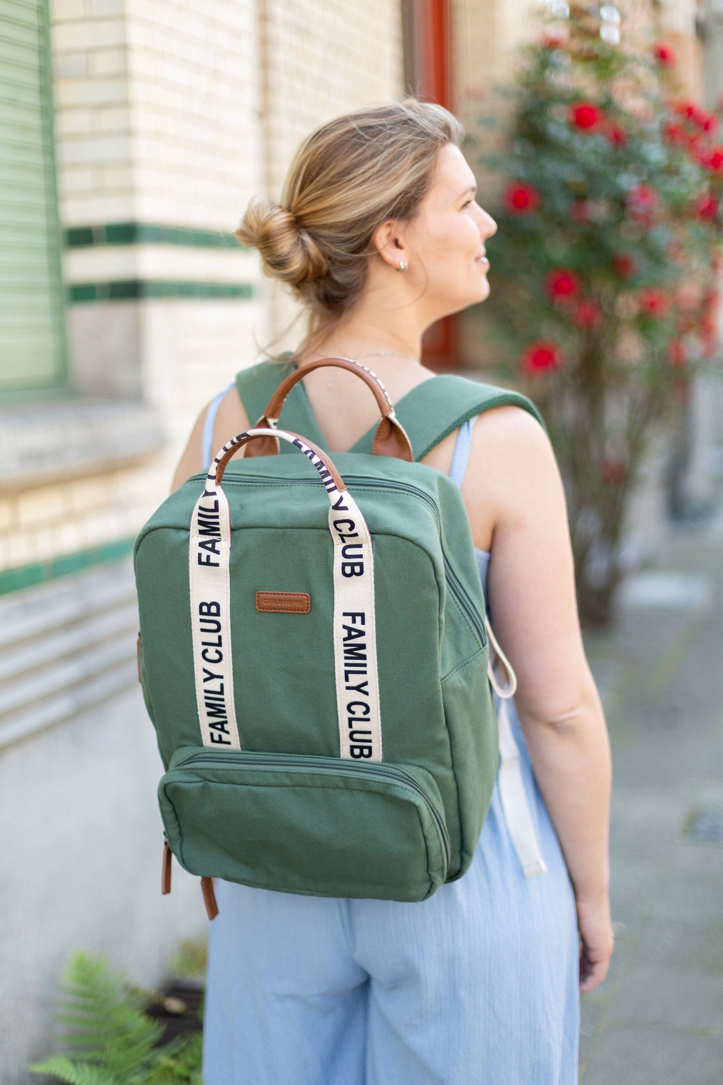 CHILDHOME Family Club zaino Signature Canvas green - SAP