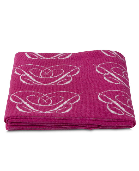 Blumarine COPERTINA Culla / Carrozzina DOPPIA B 101040077 - lampone