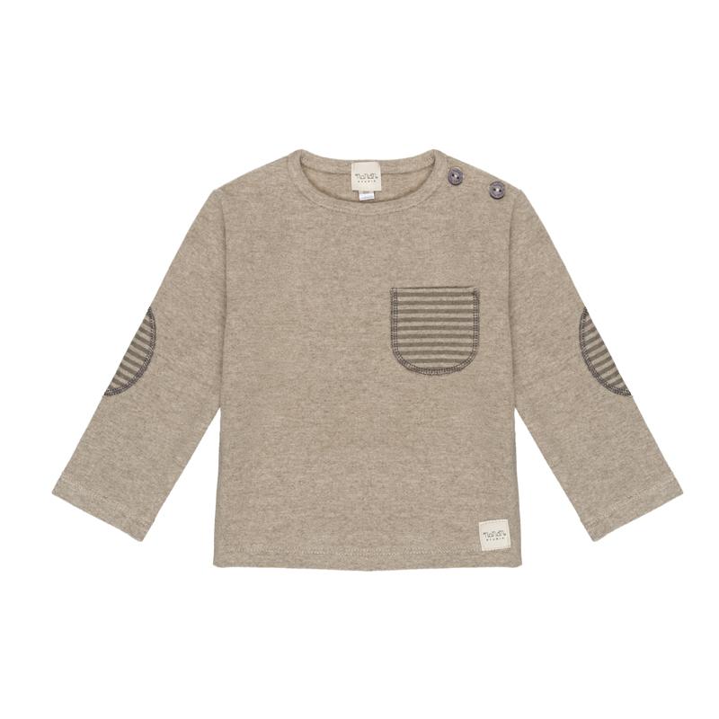 Nanan Studio - Maglia con Taschino e Toppe Rigate - SA039