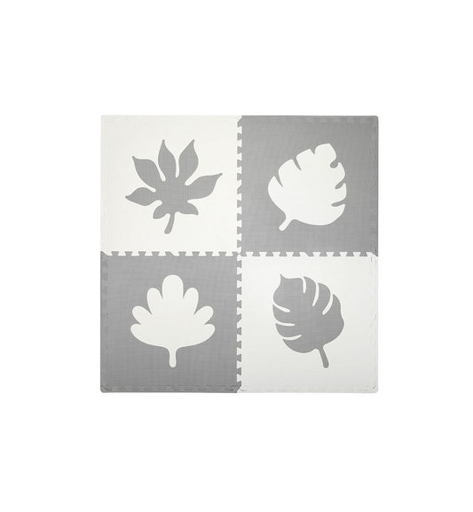 MoMi Tappetino Puzzle Feli 3D Mat 120x120 - grey