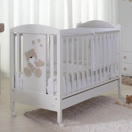 Coccolissimi Lettino Classic Simpatico bianco tortora