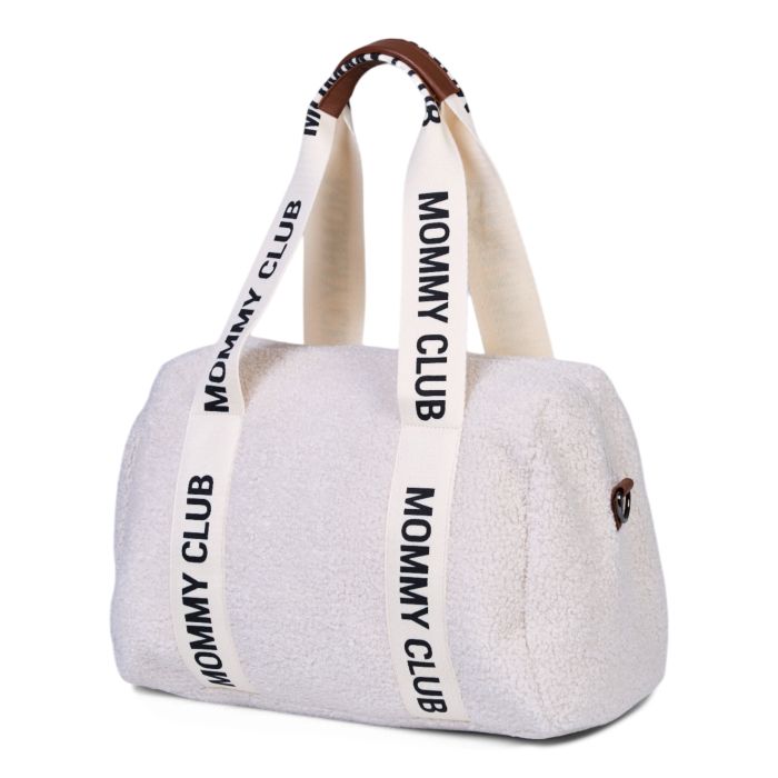 CHILDHOME Mommy Club borsa TEDDY ECRU