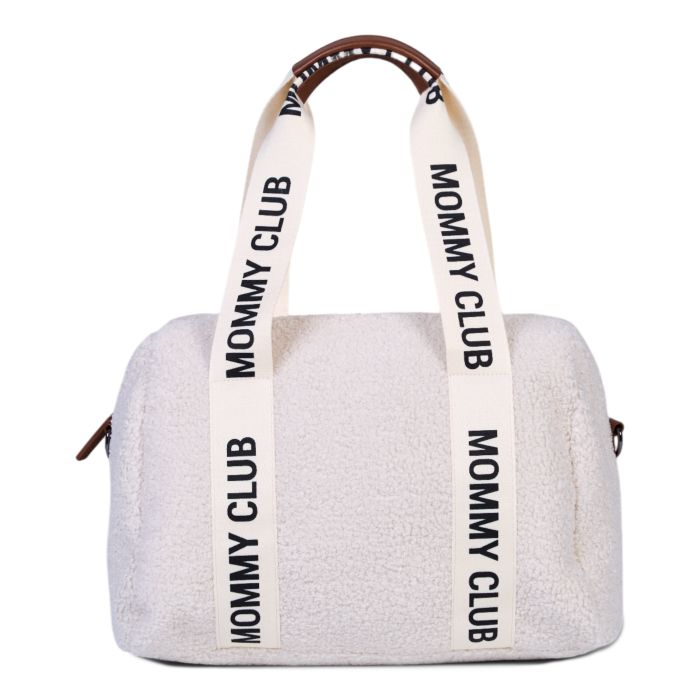 CHILDHOME Mommy Club borsa TEDDY ECRU