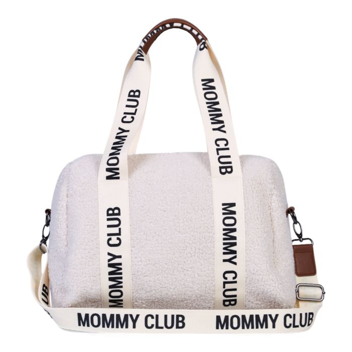 CHILDHOME Mommy Club borsa TEDDY ECRU