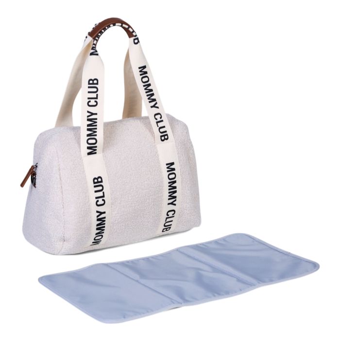 CHILDHOME Mommy Club borsa TEDDY ECRU