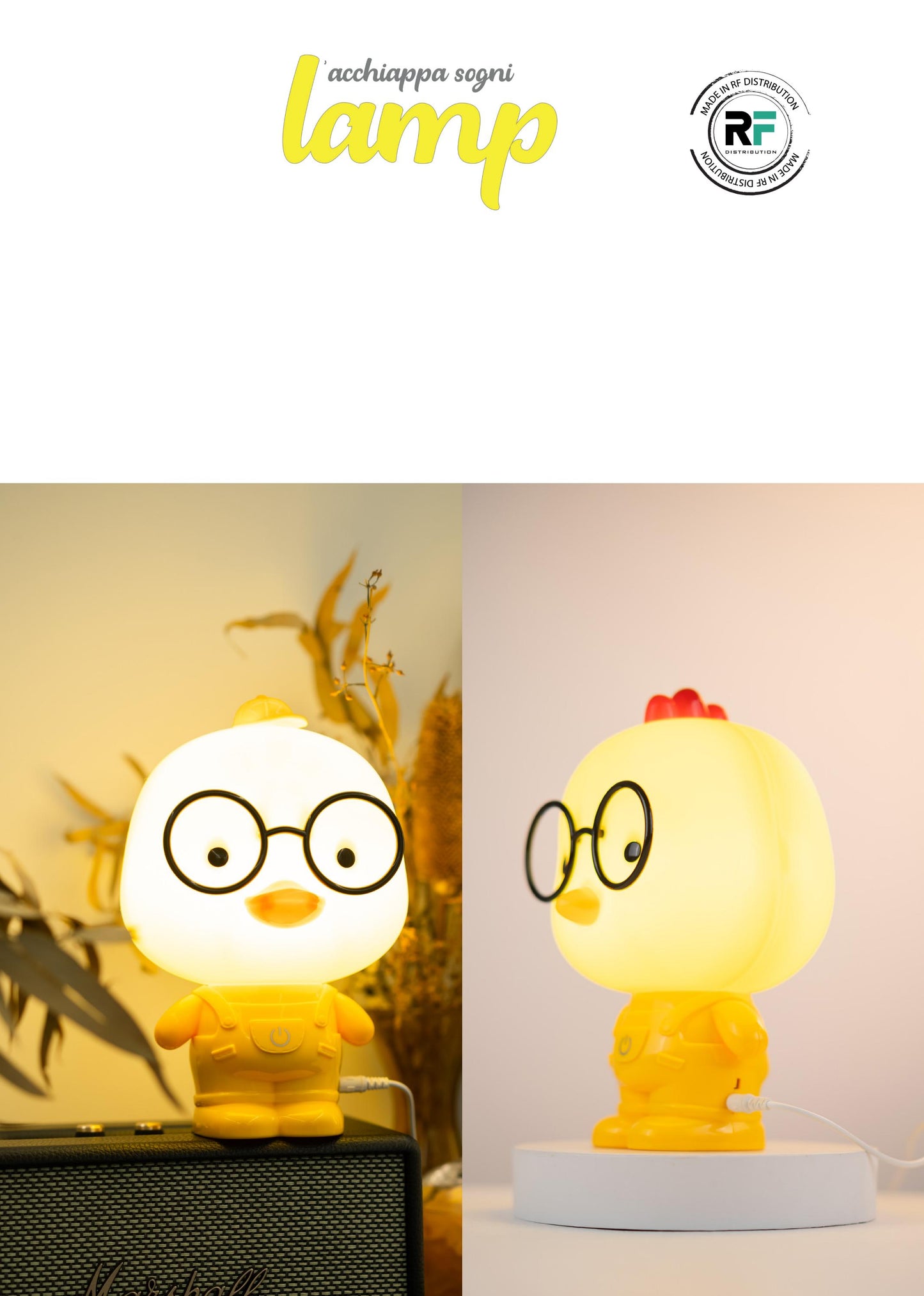 Luce notturna Acchiappasogni - lampada ricaricabile