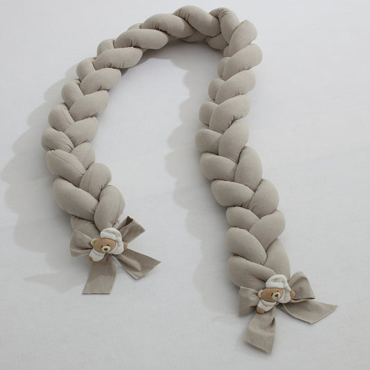 Nanan Riduttore intrecciato per lettino Tato tortora - 39608