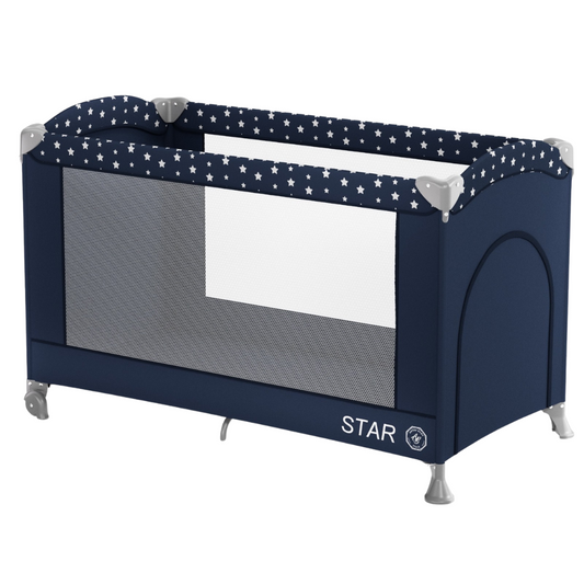ANTES BABY Lettino da Viaggio Star Blu
