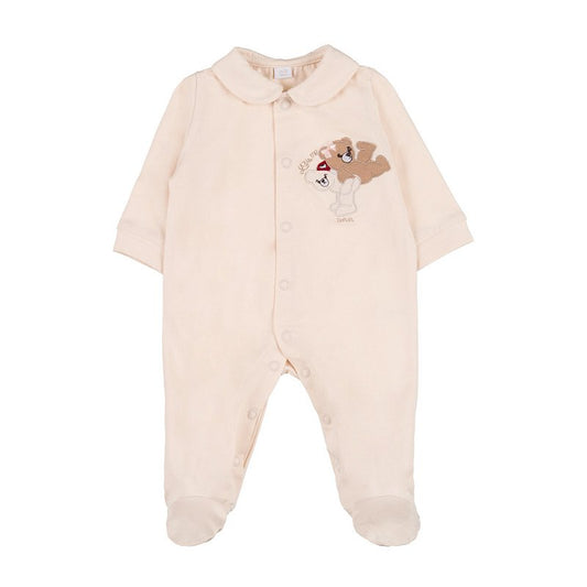 NANAN TUTINA APERTA DAVANTI CON ORSETTI BEIGE