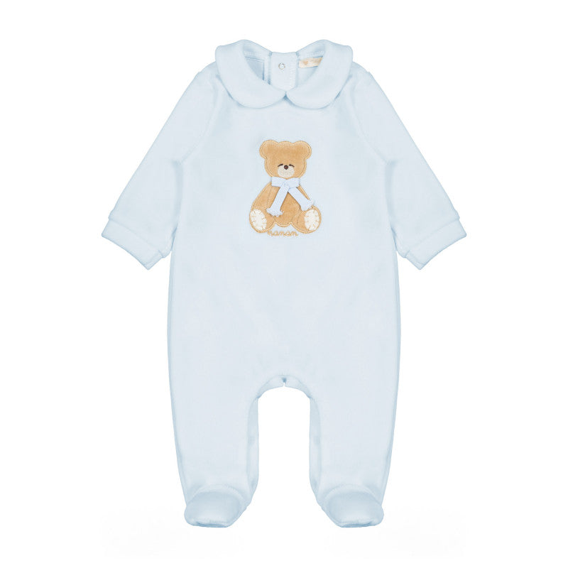 Nanan - Tutina orsetto - azzurro