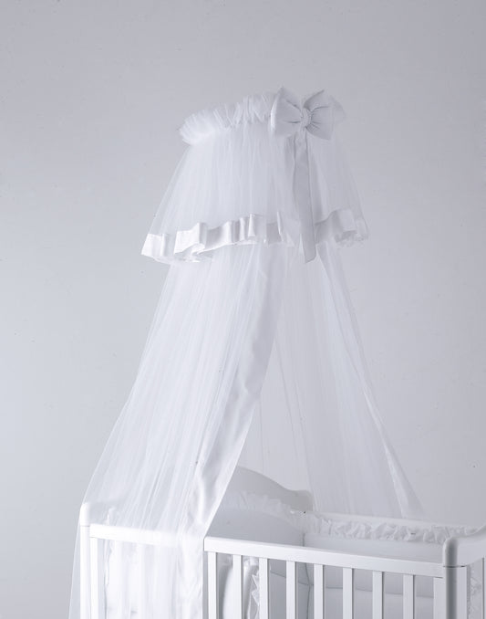 Asta con velo zanzariera per lettino