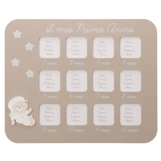 Mendozzi Portafoto Il mio Primo Anno - Mimi tortora