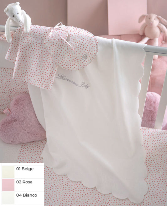 Blumarine COPERTINA Culla / Carrozzina ARCHETTO 95x110 - colori assortiti