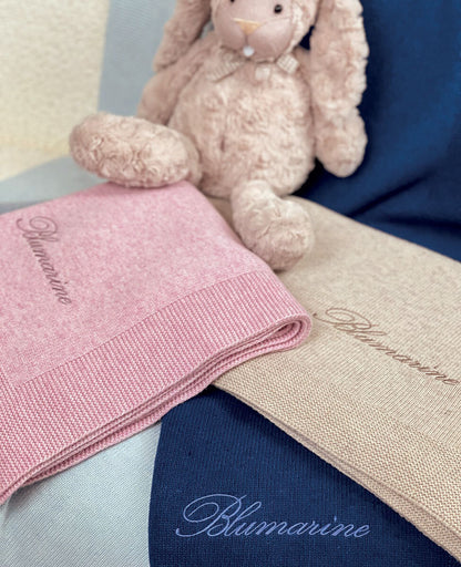 Blumarine COPERTINA Culla / Carrozzina ASIA 95x110 - azzurro