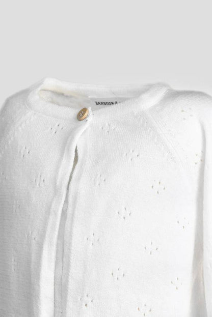 BAMBOOM Cardigan Bimba - 1016 - WARM WHITE 128