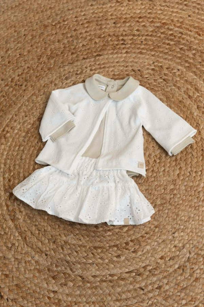 BAMBOOM Cardigan Bimba - 1016 - WARM WHITE 128