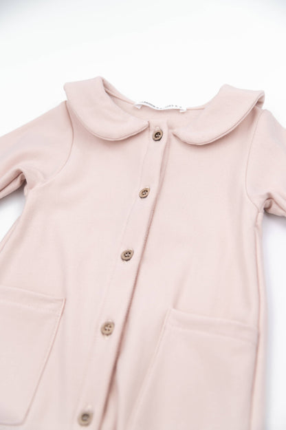 BAMBOOM Tutina Lineare con tasche 1019 - VINTAGE PINK 341