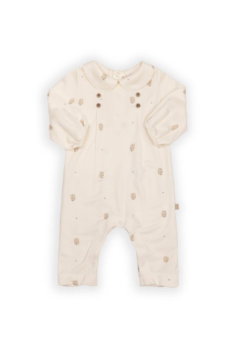 BAMBOOM Tutina con colletto elegante 1020 - PRINT SQUIRREL 344