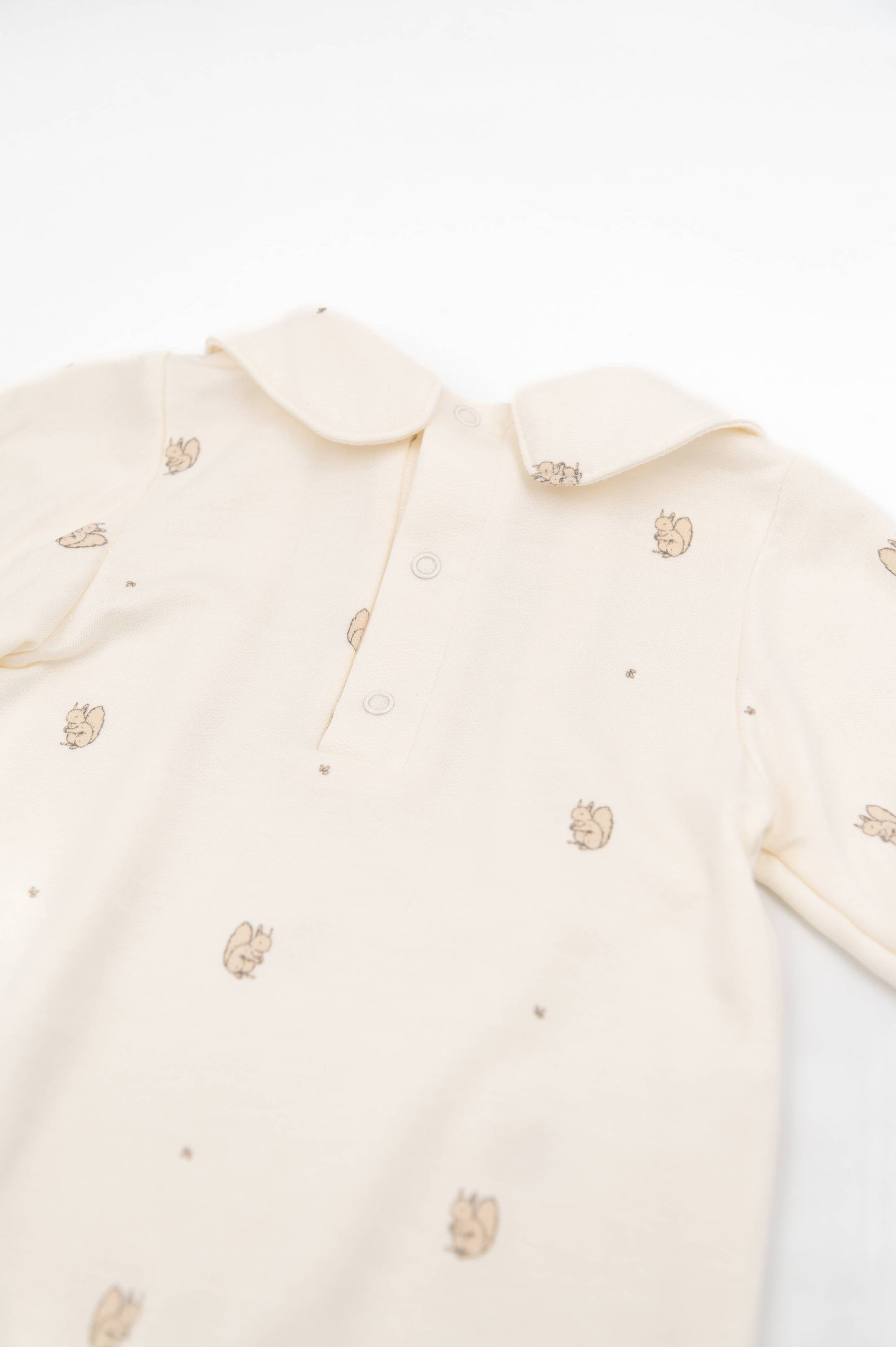 BAMBOOM Tutina con colletto elegante 1020 - PRINT SQUIRREL 344