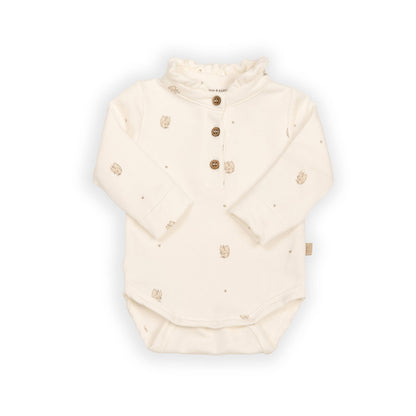 BAMBOOM Maglia Body a polo con colletto volant 1021 - Squirrel 344