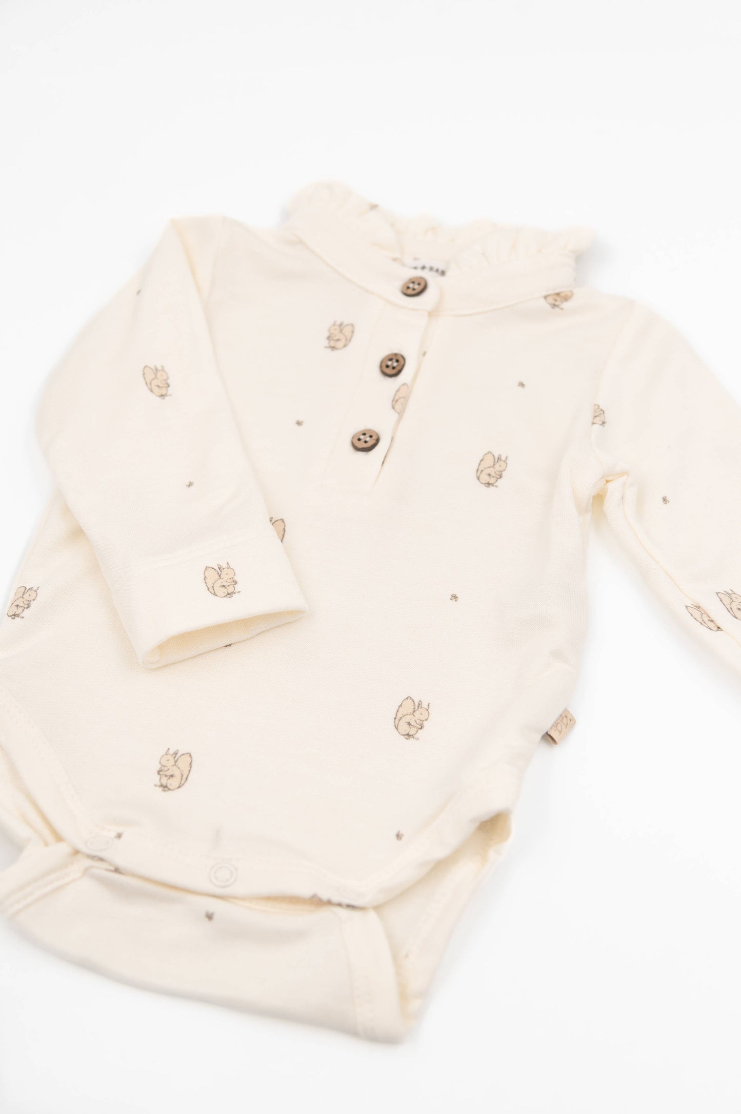 BAMBOOM Maglia Body a polo con colletto volant 1021 - Squirrel 344