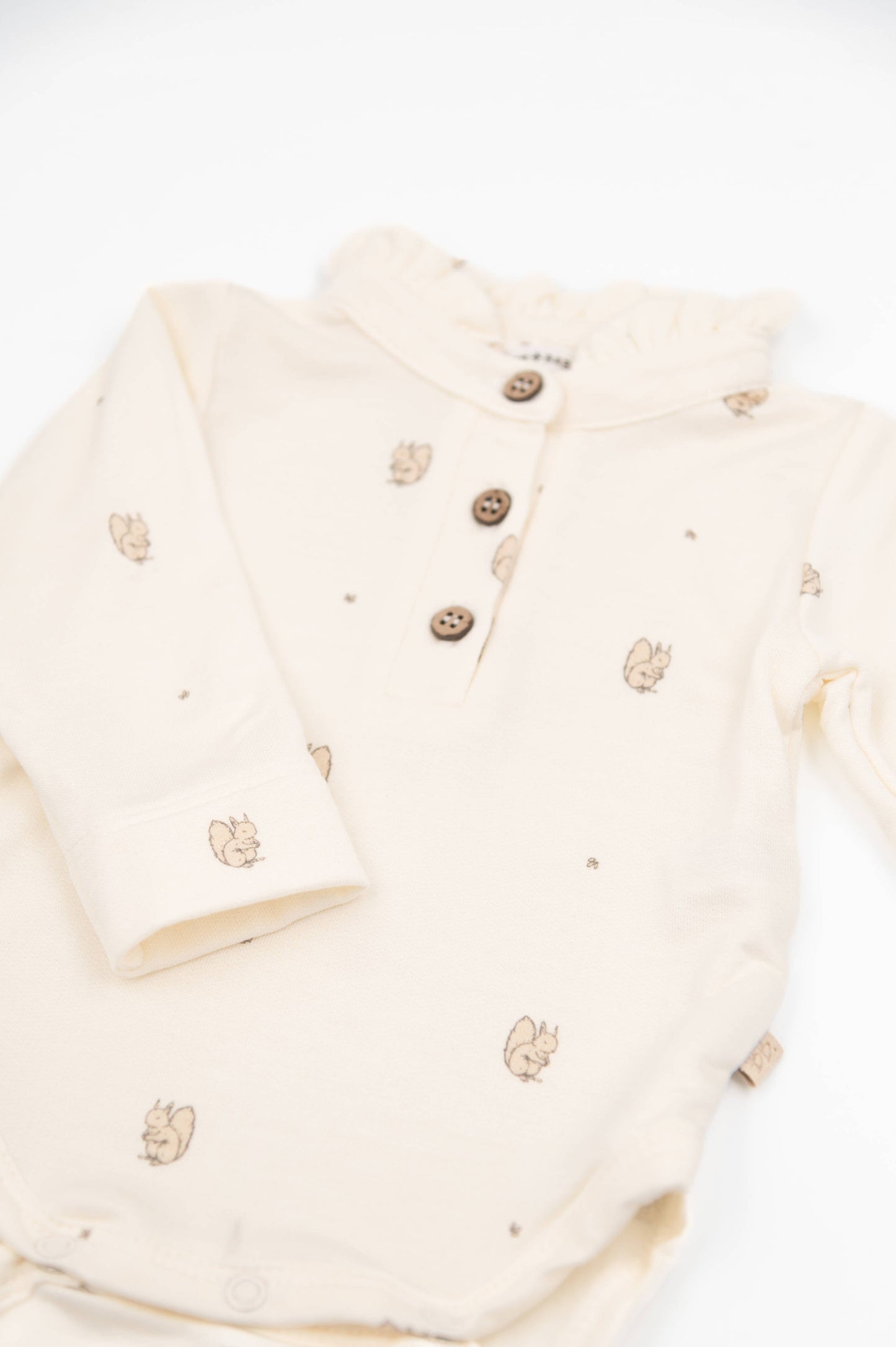 BAMBOOM Maglia Body a polo con colletto volant 1021 - Squirrel 344