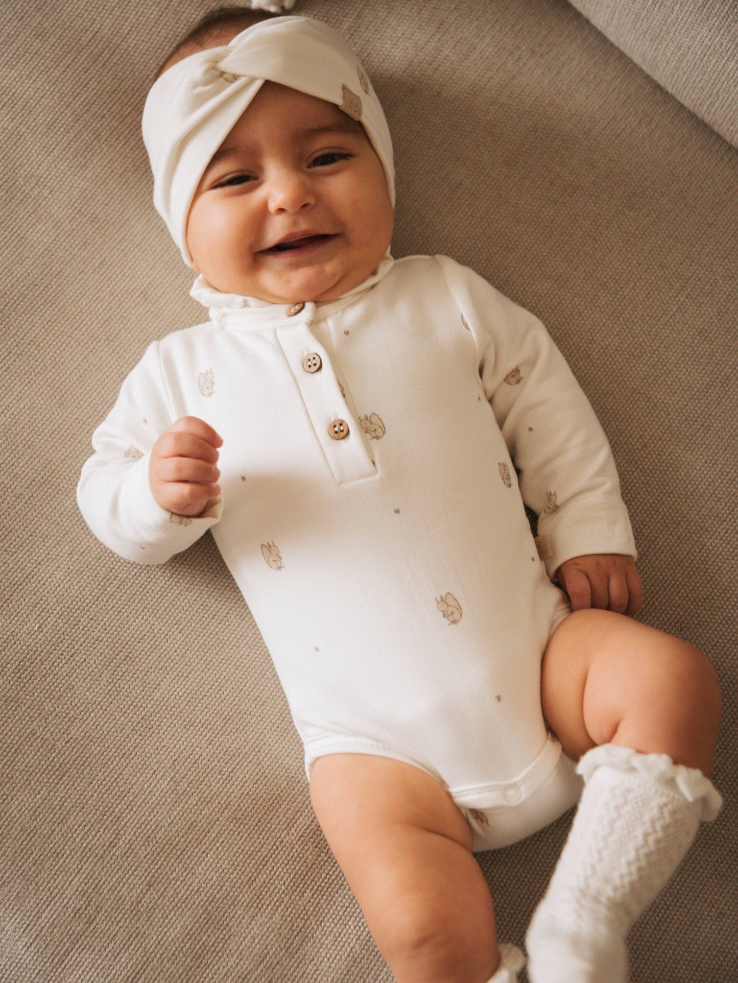 BAMBOOM Maglia Body a polo con colletto volant 1021 - Squirrel 344