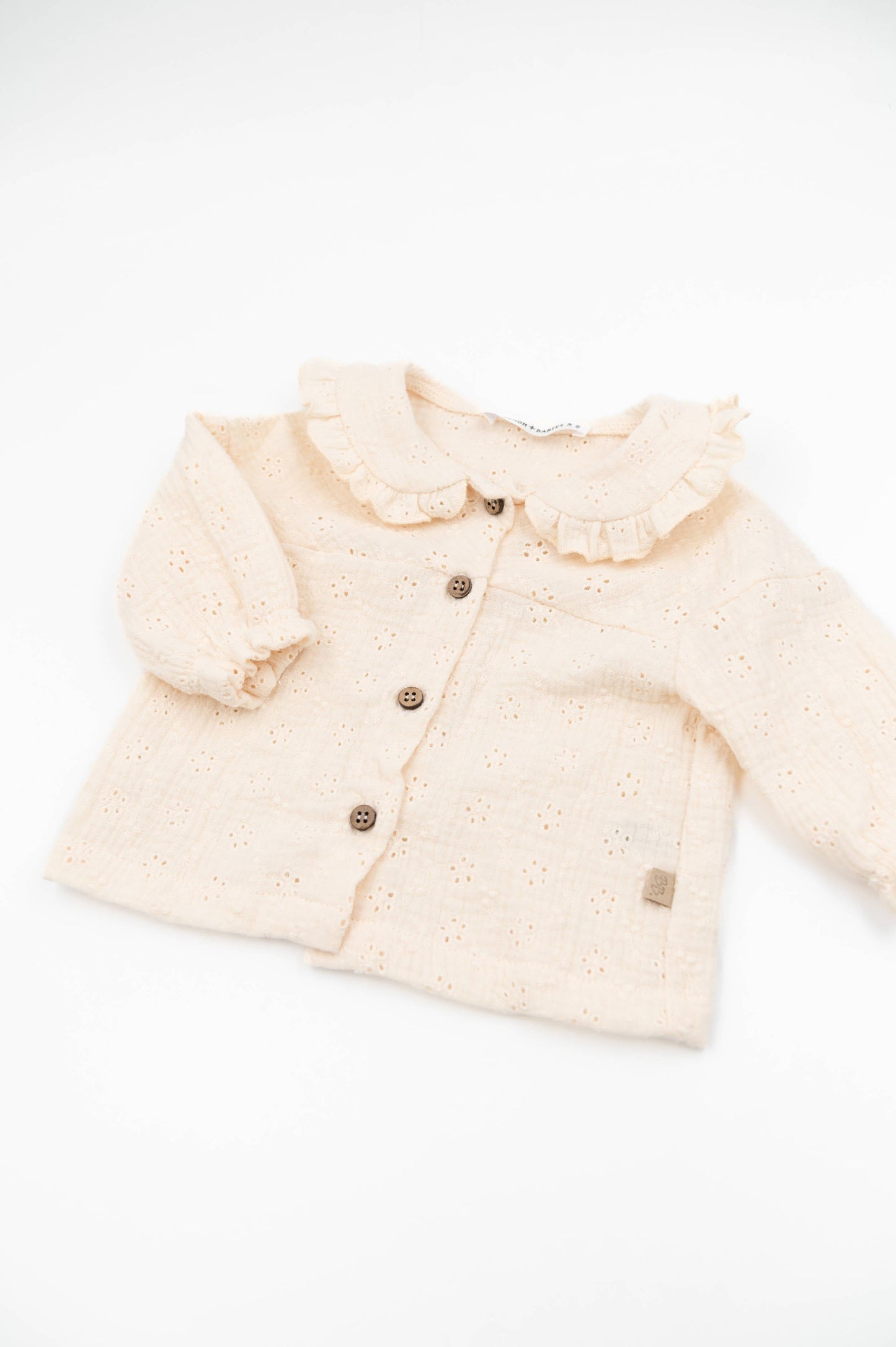 BAMBOOM Blusa con colletto volant 1025 - Warm white 345