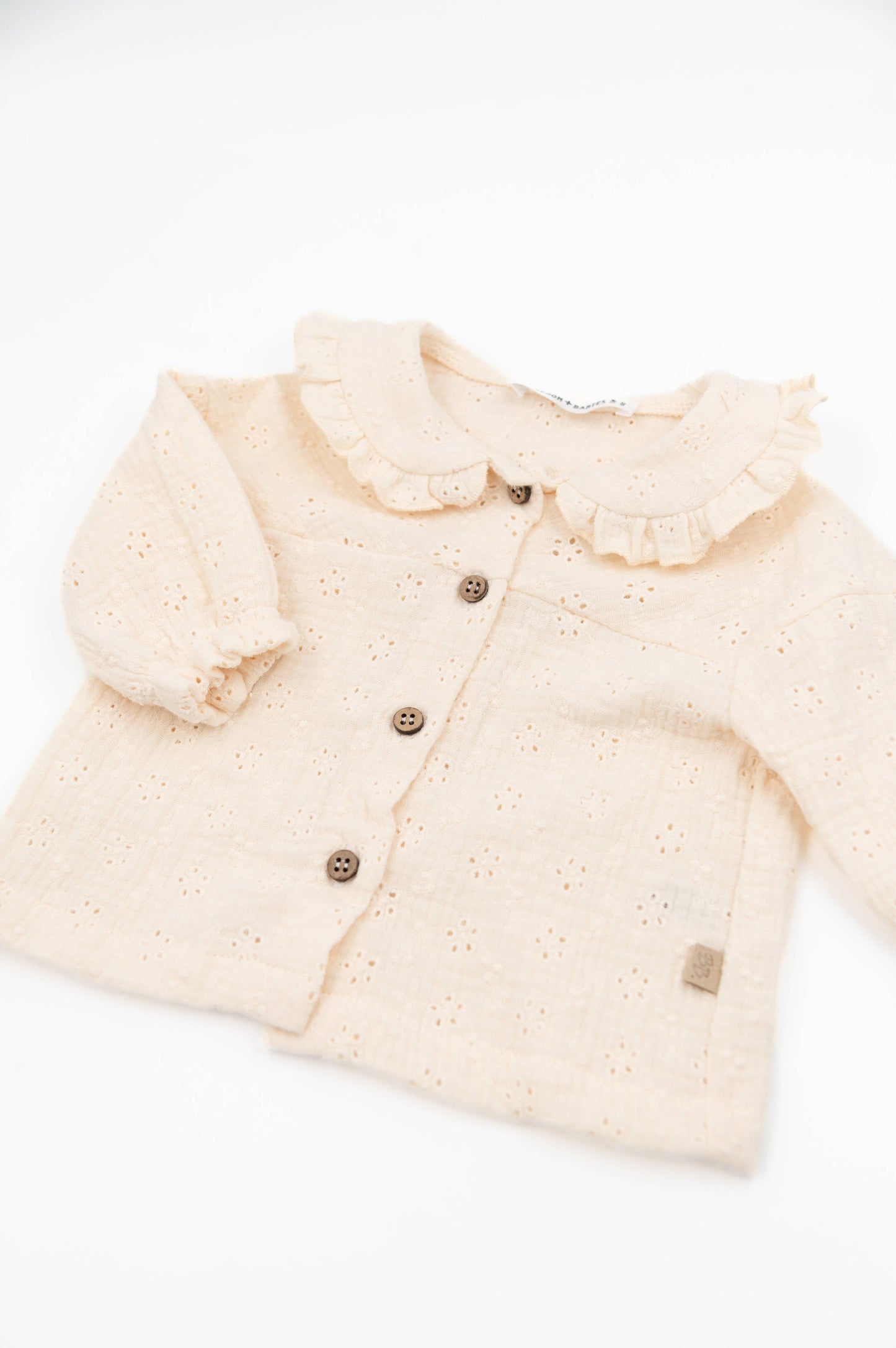 BAMBOOM Blusa con colletto volant 1025 - Warm white 345