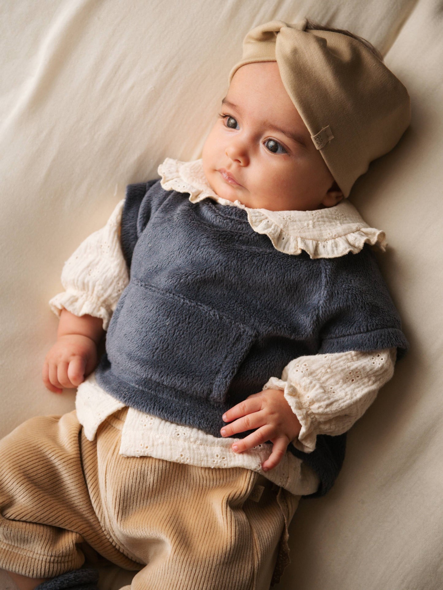 BAMBOOM Blusa con colletto volant 1025 - Warm white 345