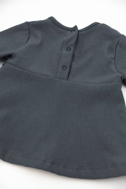 BAMBOOM Maglia con bottoncini frontali 1032 - Midnight blu 343