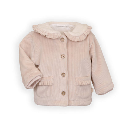 BAMBOOM Giacca Courderoy con collo teddy 1034 - Vintage Pink 341