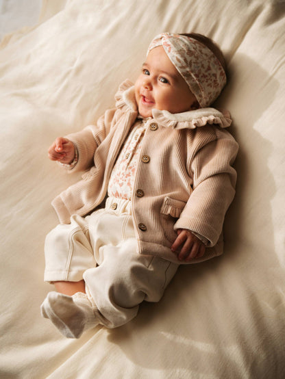 BAMBOOM Giacca Courderoy con collo teddy 1034 - Vintage Pink 341