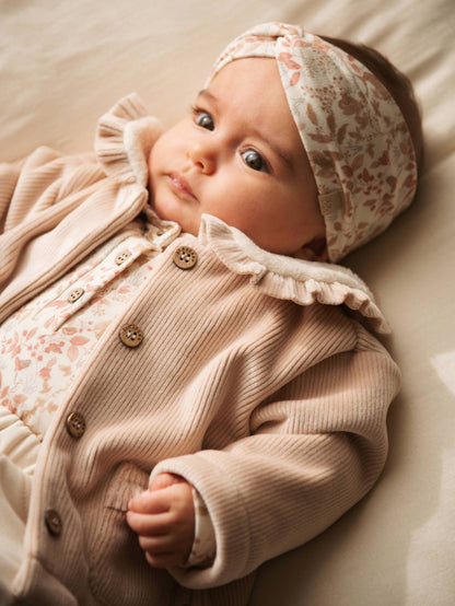 BAMBOOM Giacca Courderoy con collo teddy 1034 - Vintage Pink 341