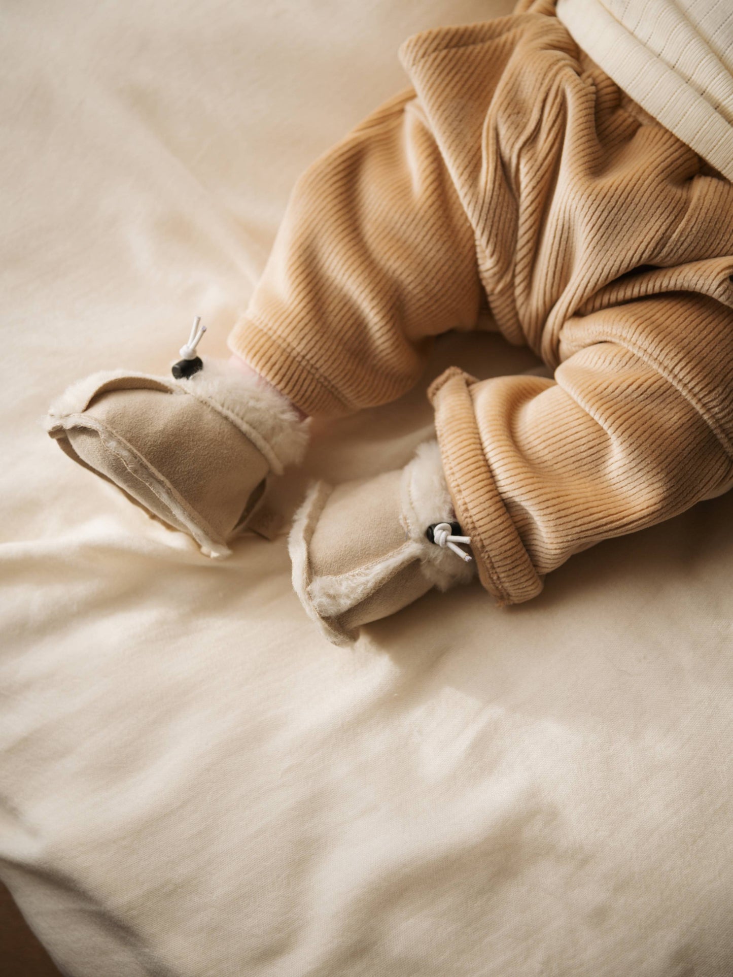 Bamboom Babbucce con chiusura cordino 1040 - WARM WHITE ALPAKA 361