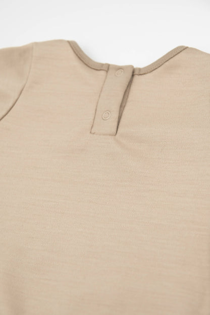 BAMBOOM Tutina con tasche teddy 1042 - MOCHA SAND 347