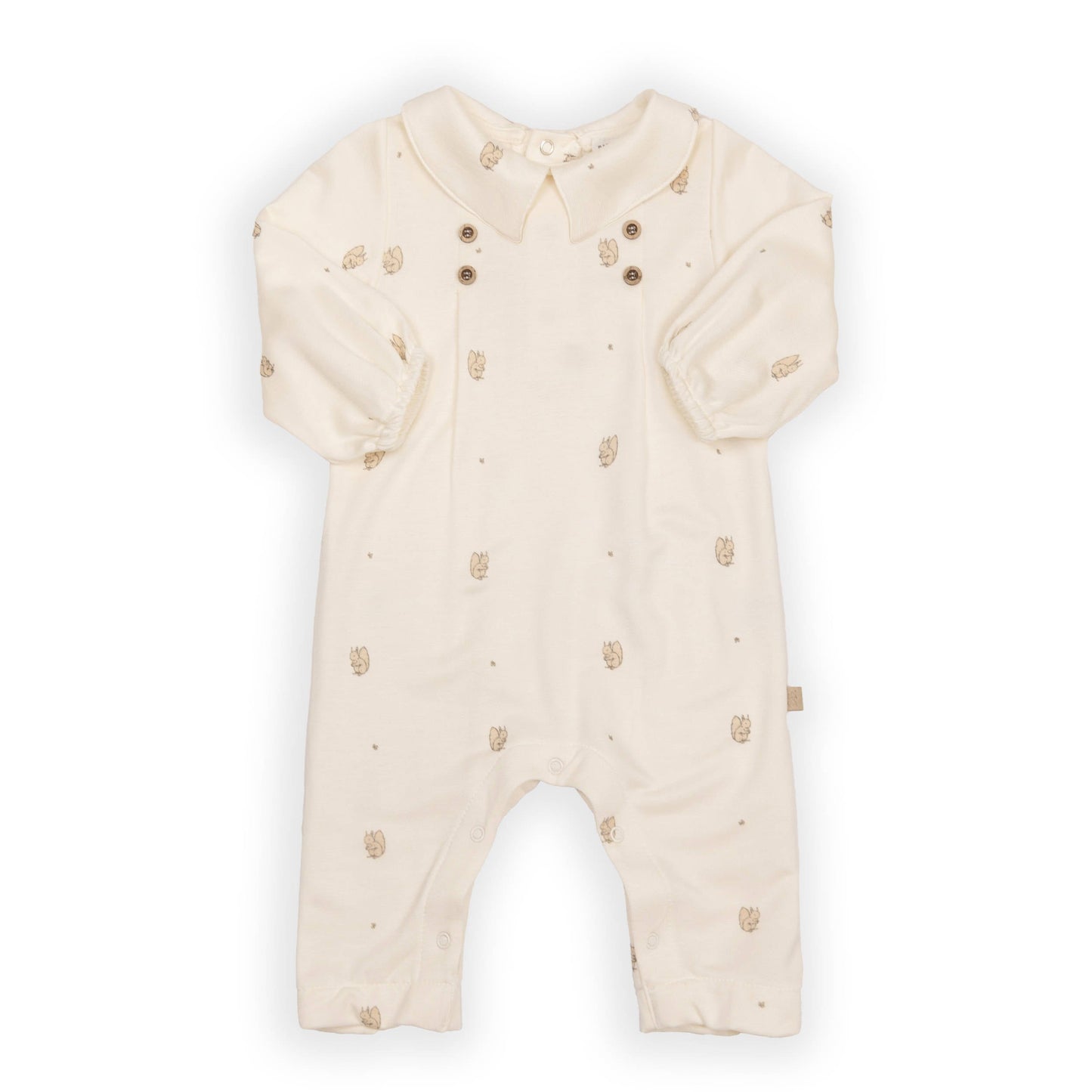 BAMBOOM Tutina Bimbo elegante con colletto 1044 - Squirrel 344 - AI