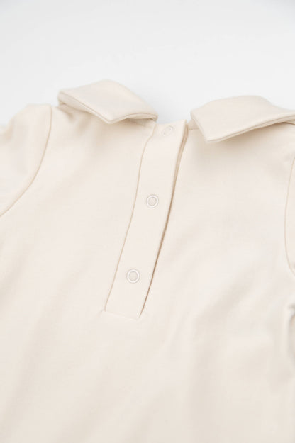 BAMBOOM Tutina Bimbo elegante con colletto 1044 - warm white 345 - AI