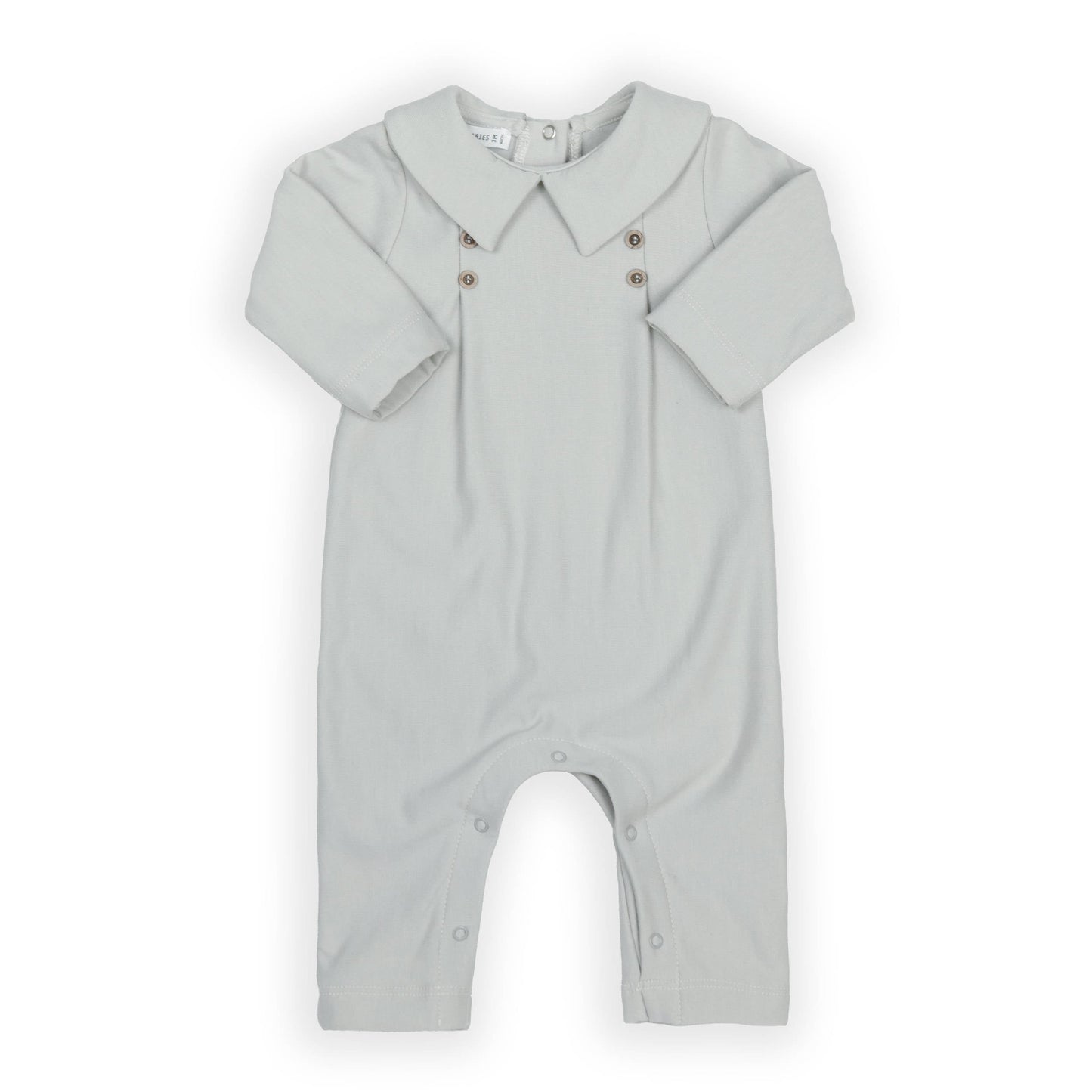 BAMBOOM Tutina Bimbo elegante con colletto 1044 - sky grey 351 - AI