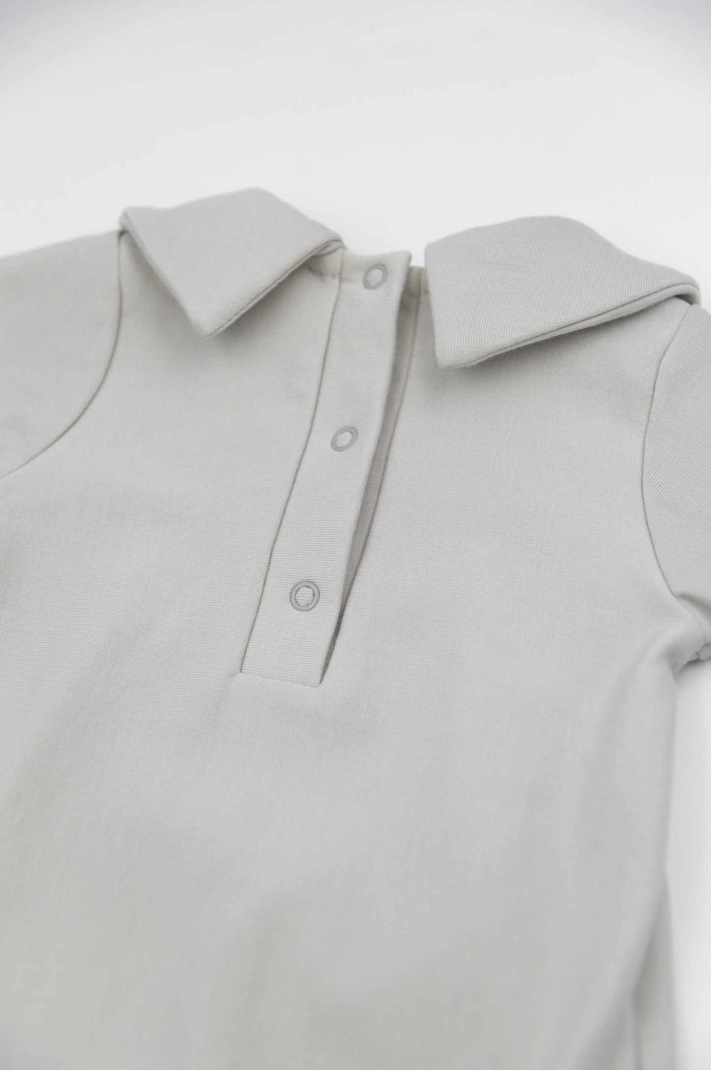 BAMBOOM Tutina Bimbo elegante con colletto 1044 - sky grey 351 - AI