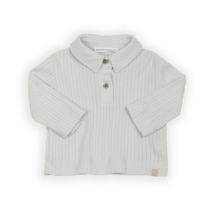 BAMBOOM Polo maniche lunghe 1046 - Sky grey 352